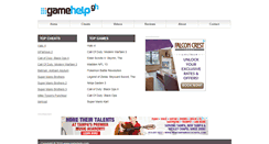 Desktop Screenshot of gamehelp.com